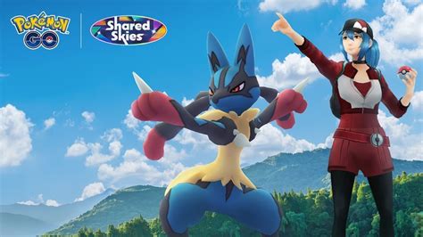 shiny mega lucario|Mega Lucario unleashes its aura in an Ultra Unlock Raid Day .